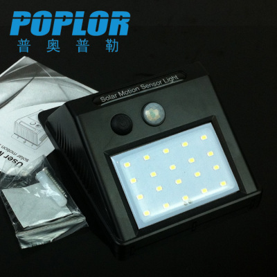 LED solar lamp / 4W/ 20 pcs chip /human induction / courtyard lamp /outdoor  lamp / lamp without electricity /waterproof