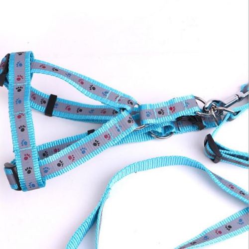 dog traction rope pet traction rope nylon ribbon high elastic oak hot reflective belt factory direct sales