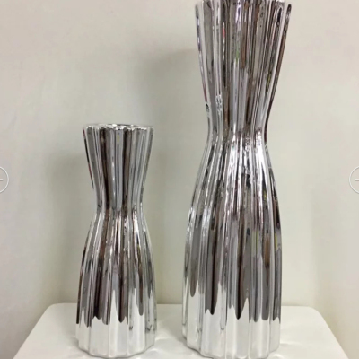 · 80cm electroplated large vase ceramic flower set