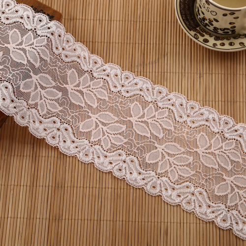 factory direct pink wide embroidery lace sleeve decoration accessories