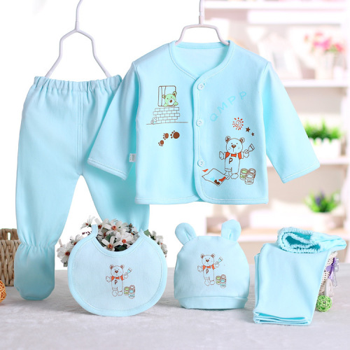 5-Piece Baby Newborn Monk Clothing Gift Box 