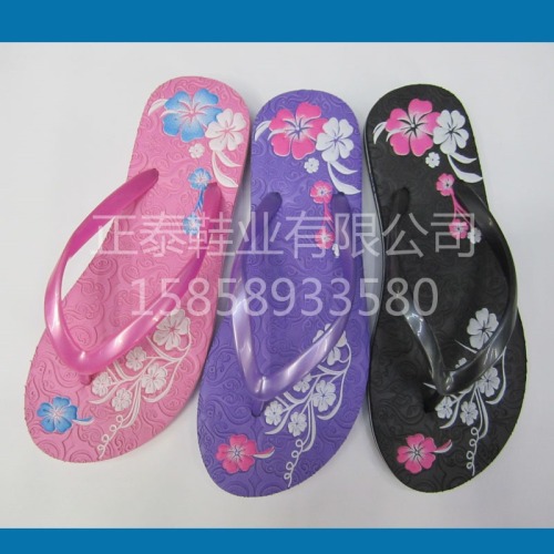 supply flowers eva women‘s flip flops