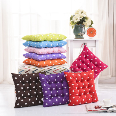 Polka Dot Solid Color Cushion Sanding Dining Chair Cushion Tatami Mat Factory Wholesale Best-Selling Health Care