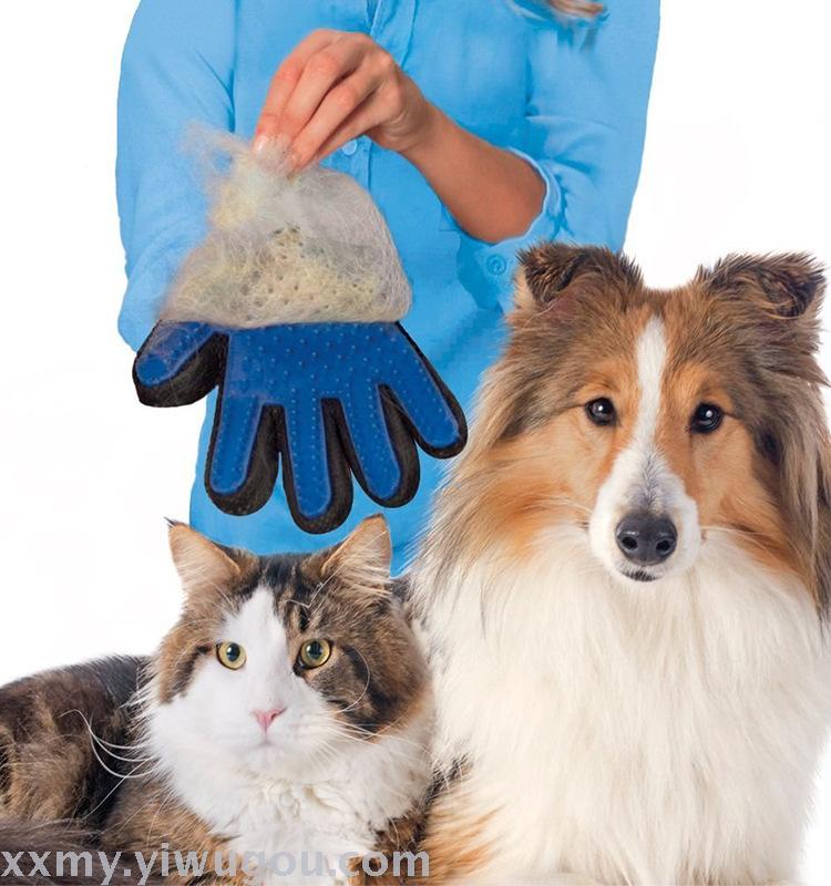 Bath and massage gloves pet brush bath magic dog supplies.