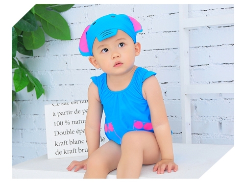17 new cartoon infant one-piece swimsuit 0-3 years old baby male and female hot spring bathing suit