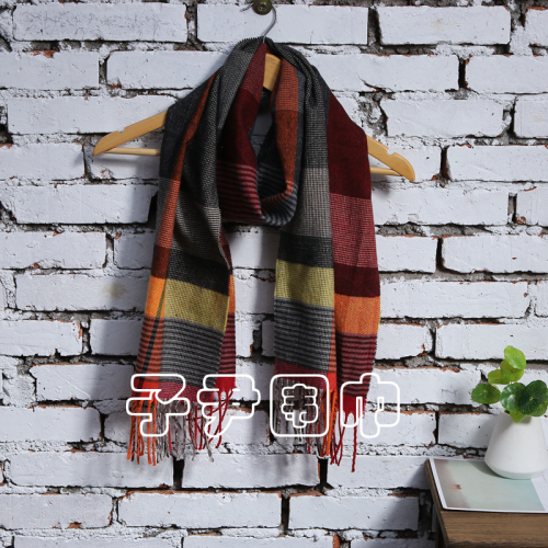 scarf men‘s scarf fashion cashmere-like warm scarf