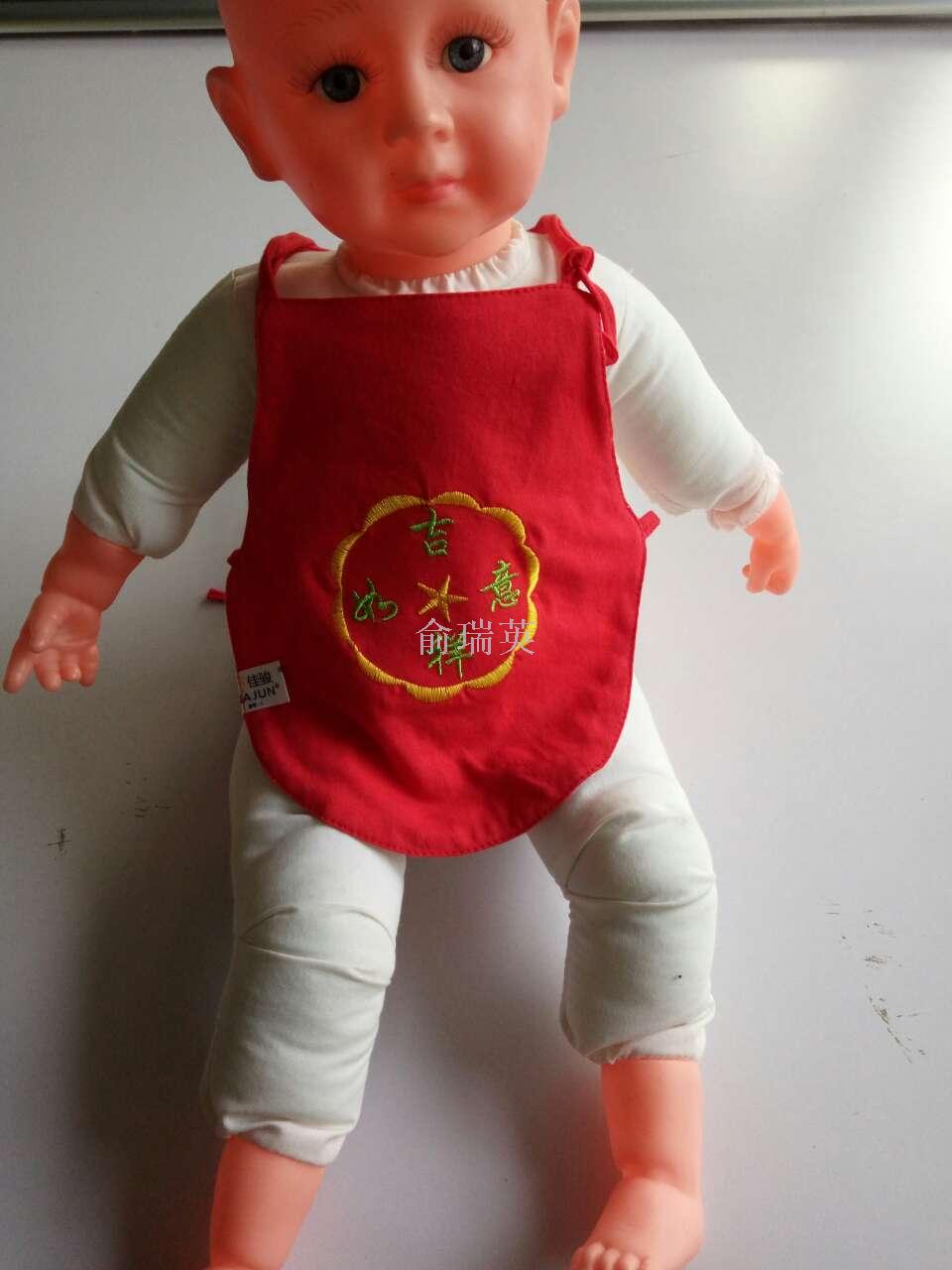 吉祥如意红肚兜 宝宝肚兜