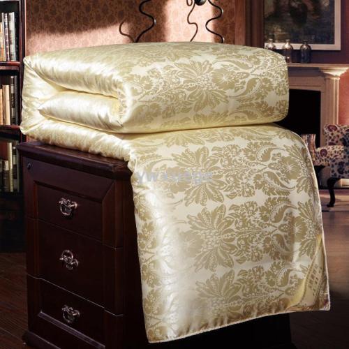 bedding ywxuege tribute satin spider flower silk quilt all weights and five different colors are available