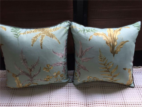 new house new linen flower pillow flower figure cushion