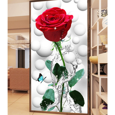 Foreign trade full of diamond painting drops of water rose stickers cross stitch speed sell through