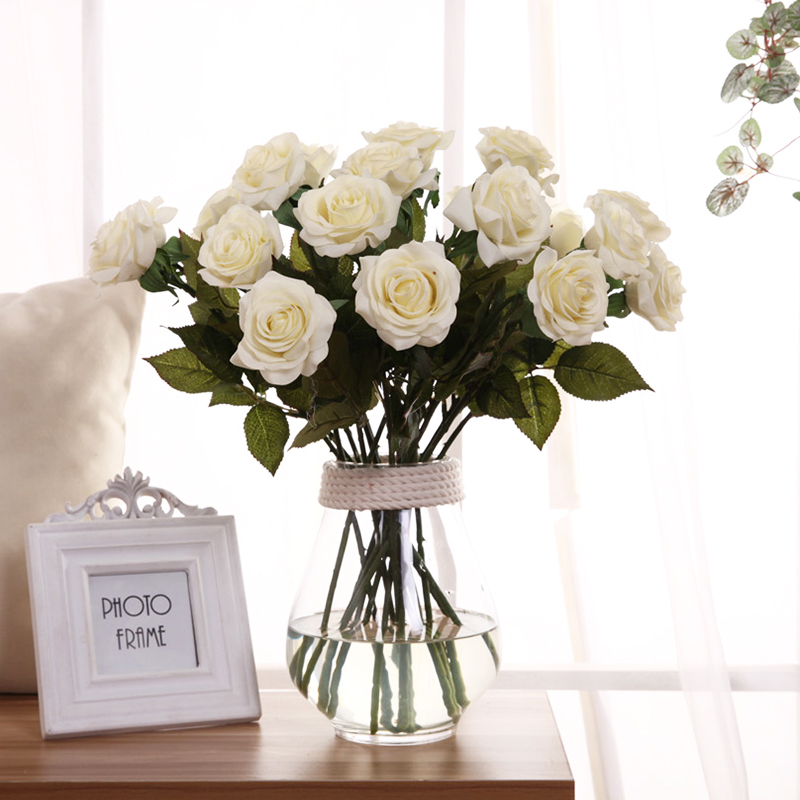 Details about   Roses & flowers Artificial Fabric Flowers Plants Bouquet Home Living Decor Gift