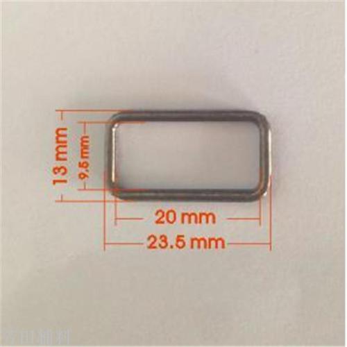 Alloy Belt Middle Sleeve the Second Gear Buckle Square Buckle， Luggage， Decorative Button for Clothes