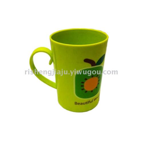 Cartoon Printed Gargle Cup Cup with Curved Handle RS-200323