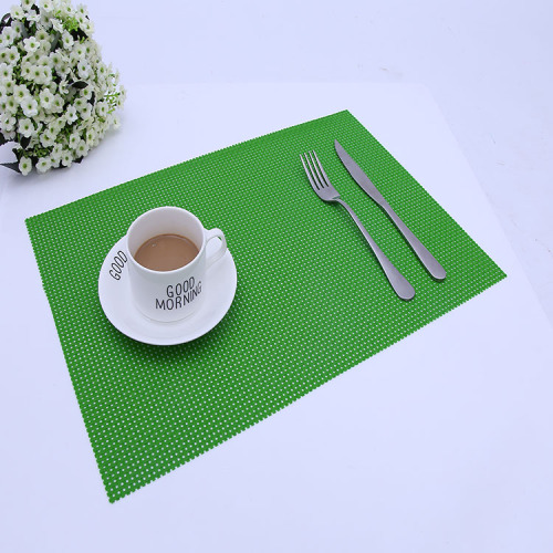 Teslin Placemat Hotel Western Placemat PVC Meal Insulation Mat Coaster Factory Direct Sales 
