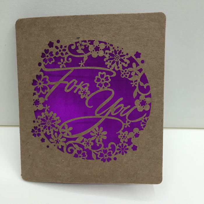 Handmade Kraft card Greeting card/Birthday card/Thank you ca...