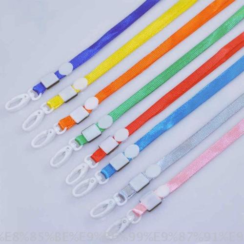 1.0 Plastic Hook ID Card Holder Hanging String Badge Name Tag Work Card Matching Sling Sub-Factory Brand Customization
