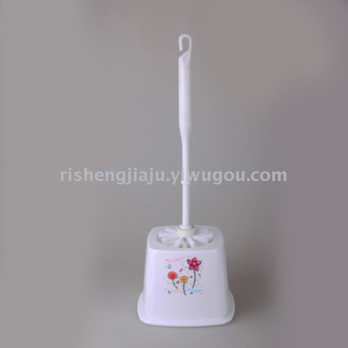 square printing base toilet brush set sanitary toilet brush rs-3144