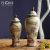 Foreign trade European and American-style vintage worn sofa hand-painted ceramic jar decorations home decoration small