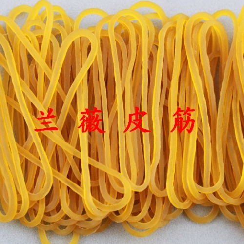 original imported from vietnam flat yellow rubber band cowhide rubber ring fast food box rubber band one-piece delivery