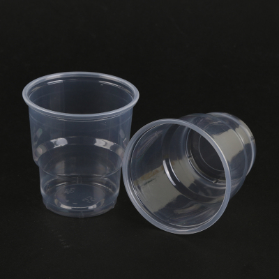 Factory Household Disposable Cup Tuhao Cup Thickened 250ml Transparent Plastic Cup