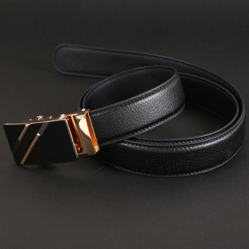 Belt Youth Business Black Belt Automatic Buckle Casual All-Match Belt Factory Direct Supply Belt Tianyiku