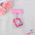 Cartoon PVC Soft Rubber Key Chain Soft Car Key Ring Clip Photo Photo Frame