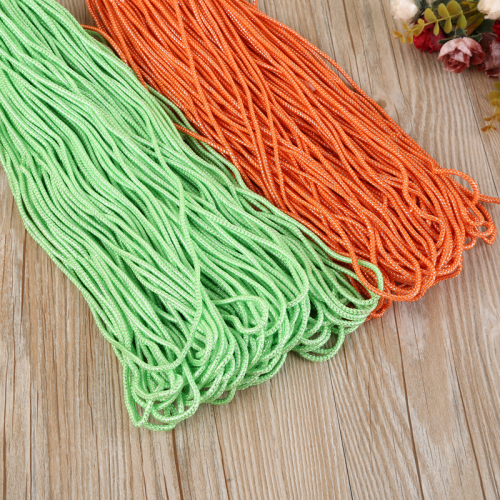 colored half gold wire， polypropylene rope， gold and silver wire