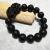 PI Xiu Natural Obsidian Treasure Male Ruby beads crystal bracelet
