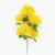 High pole simulation flower 7 head gold chrysanthemum