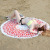 Printing Microfiber Round Beach Towel Beach Blanket with Tassel Yoga Mat