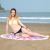 Hot Sale Round Circle Beach Towel Shawl Microfiber Blanket with Tassel Yoga Mat Play Mat 
