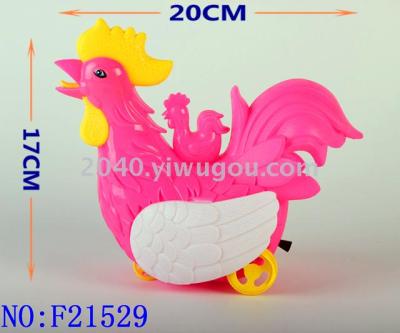 Children 's toys wholesale pull line chicken belt ringtones toys foreign trade stalls toys