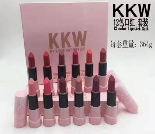 new 12 gift boxes kkw matte lipstick