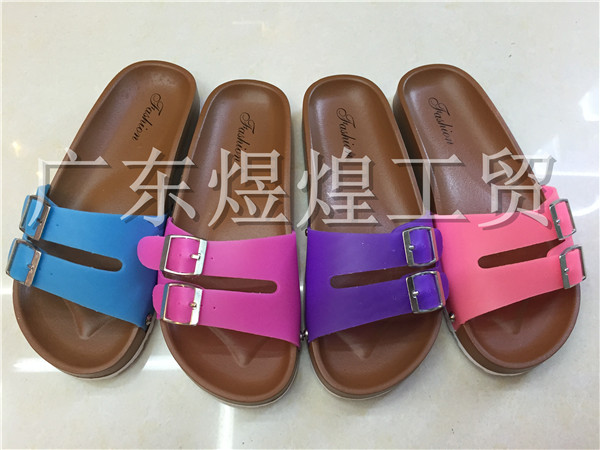 single belt slippers