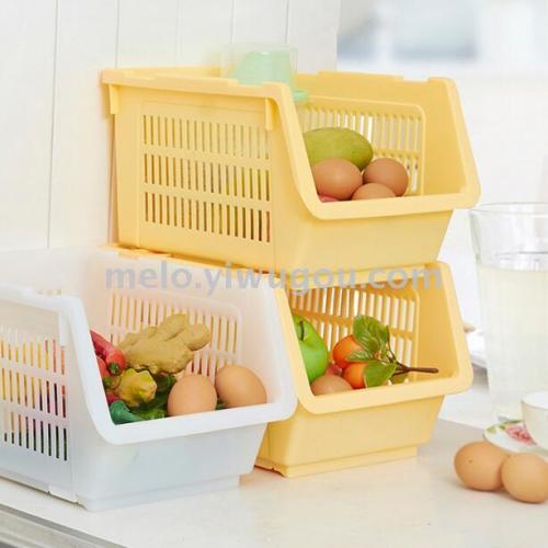 basket of fruits and vegetables storage basket， sundries basket （yellow）