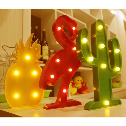 ins popular christmas gift snowflake bell reindeer unicorn modeling lamp decorative table lamp letter night