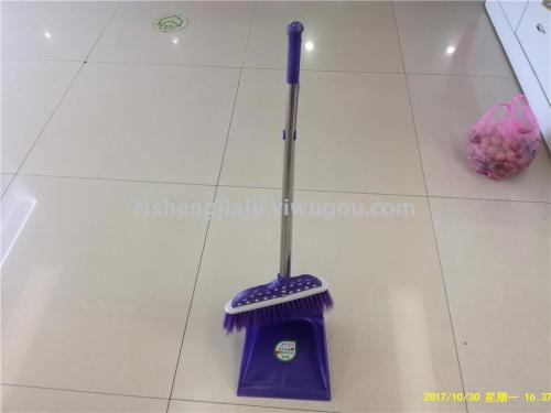 stainless steel handle broom dustpan set starry set sweep rs-3490