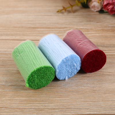 Manufacturer direct sales pure color tube wool yarn DIY hand knitting yarn.