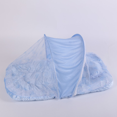 Supply Portable folding baby does not need to install bednet with cushion super soft baby bednet-
