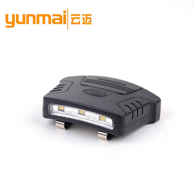 3 * COB light cap eaves light outdoor hat clip lights fishing head cap cap cap flashlight
