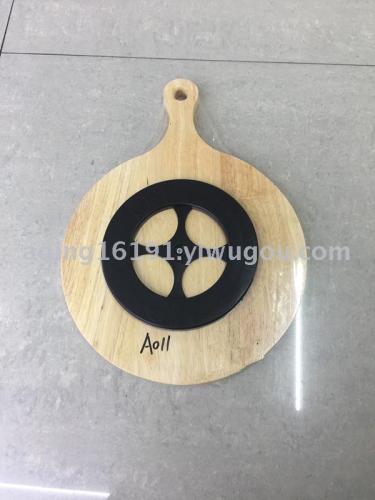 wood craft chopping board pizza board bread fruit board pizza tray rotating plate can be customized