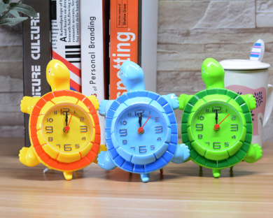 新款可爱闹钟 学生叫醒钟卡通乌龟闹钟