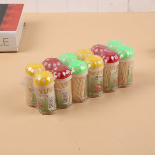 excellent quality bamboo toothpick double-headed pointed toothpick portable boxed bamboo toothpick