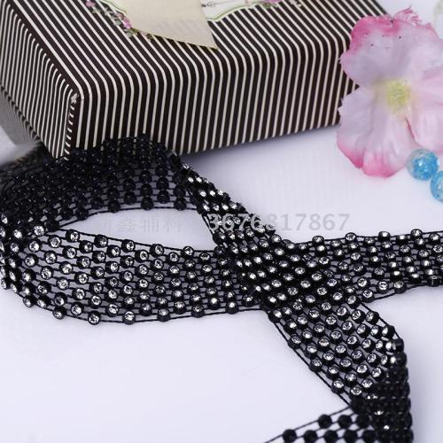 accessories diamond decorations accessories tie with rhinestone colorful a crystal ceramic drill string beads thread drill gang drill