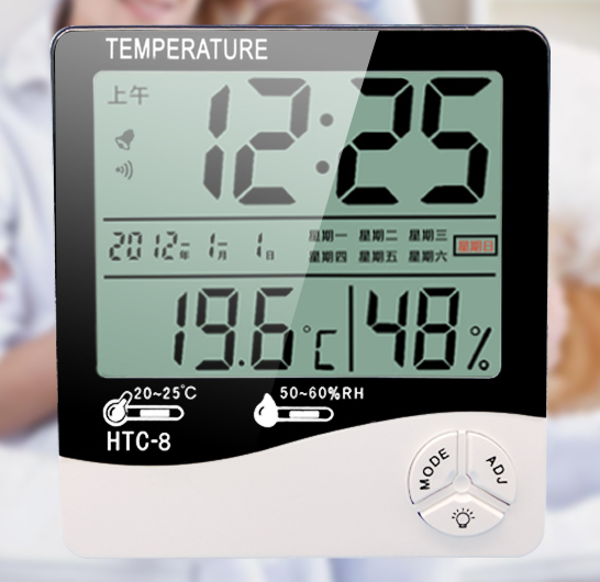 Electronic digital display backlight temperature hygrometer indoor baby room thermometer 包邮