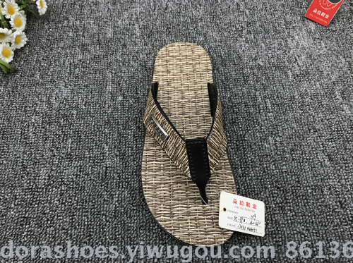 Summer Preferred Xinshang Printing Young Men‘s Slippers Men‘s Flip Flops