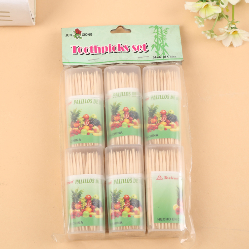 New Disposable Toothpick Home Essential Bottled Toothpick Environmentally Friendly Double-Headed Toothpick