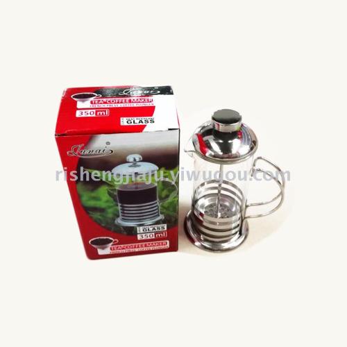 Stainless Steel Sleeve Filter Tea Infuser Household Filter Coffee Pot RS-200536