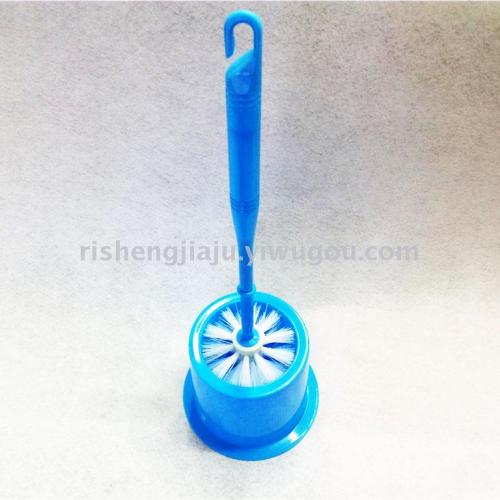 plastic bold handle round base toilet brush set rs-3501