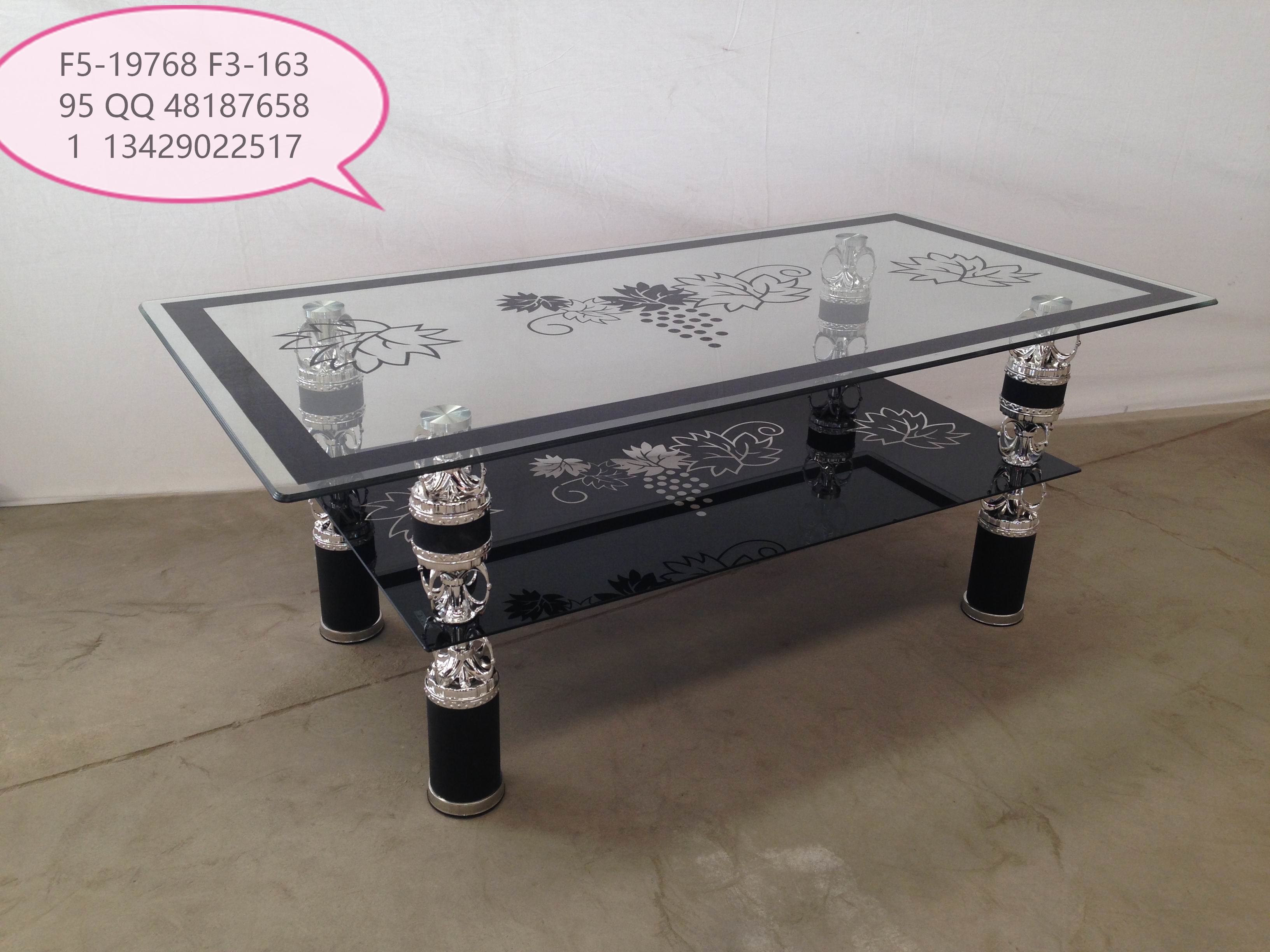 室内双层钢化玻璃茶几 多款式电视玻璃桌